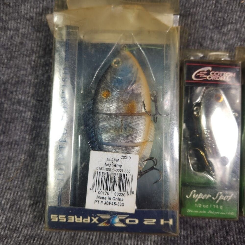 Fishing Lure Lot of 8 Cotton Cordell Super Spot Lipless Crankbaits H2O Xpress++ - Picture 7 of 7